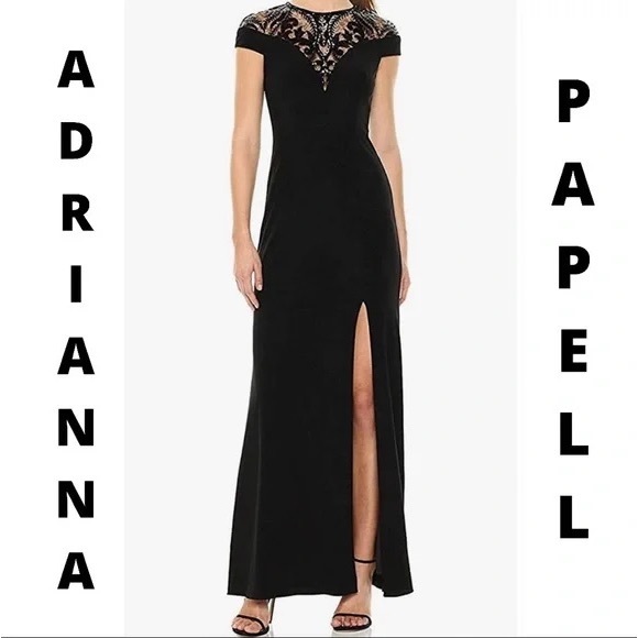 Adrianna Papell Dresses & Skirts - NWT Adrianna Papell Women's Sequin Jersey Dress, Figure Flattering, Size 14